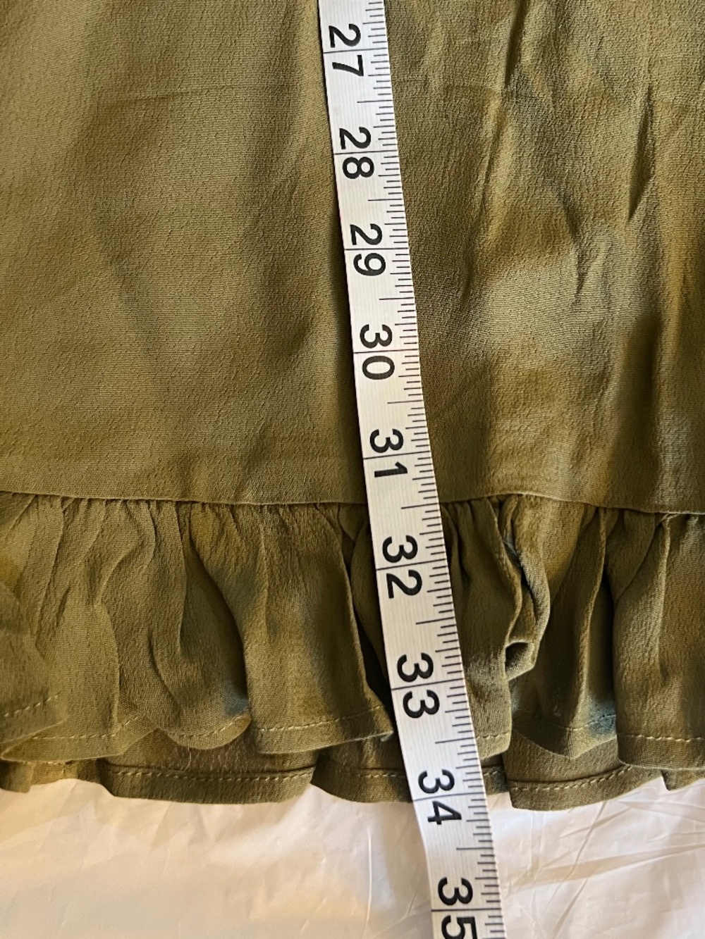 NWT ASOS DESIGN Lace Trim and Embroidered Long Sleeve Romper in khaki Size 14 - Picture 11 of 16